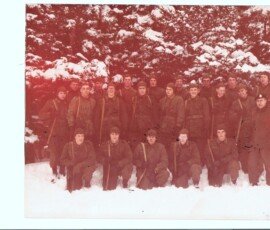 My late husband Bob Klassen went through Cornwallis in 1977 before I met him; possibly 7738, 7739 or 7741. I've attached two photos. In the graduation photo he is in the centre of the back row. In the other photo he is in the back row, far right. Kirk Keller and Joe Lafreniere (not sure of spelling) were in his course. His barracks were on the beach side of the Base. I recall him mentioning Sgt D. F. Luxton and Mcpl McQueen. Odella Klassen